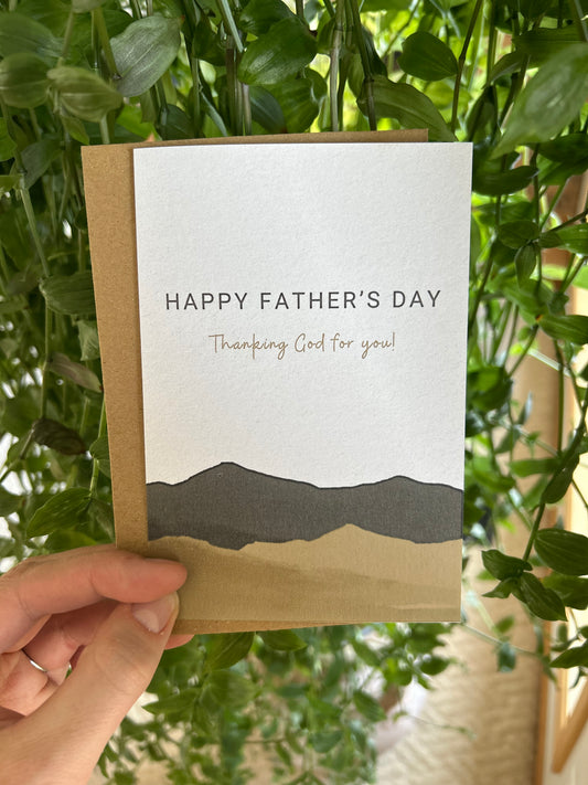 Happy Father’s Day Card-Mountains