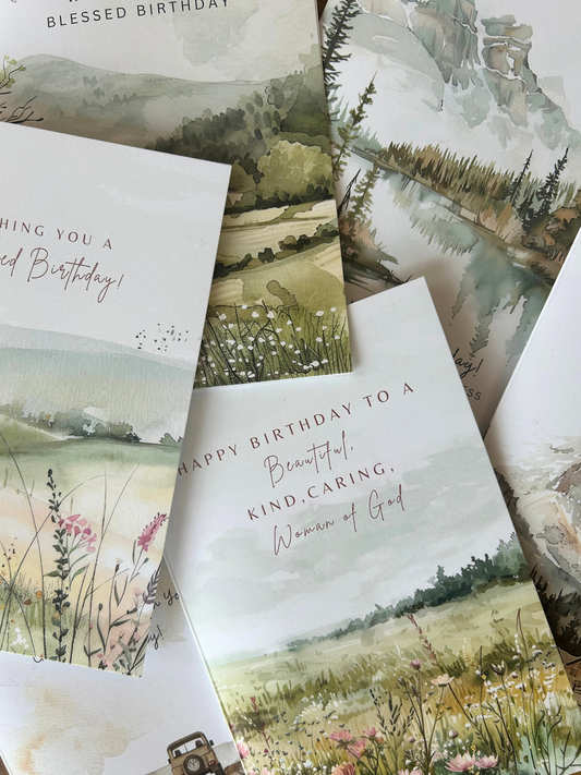 Watercolor Birthday Collection